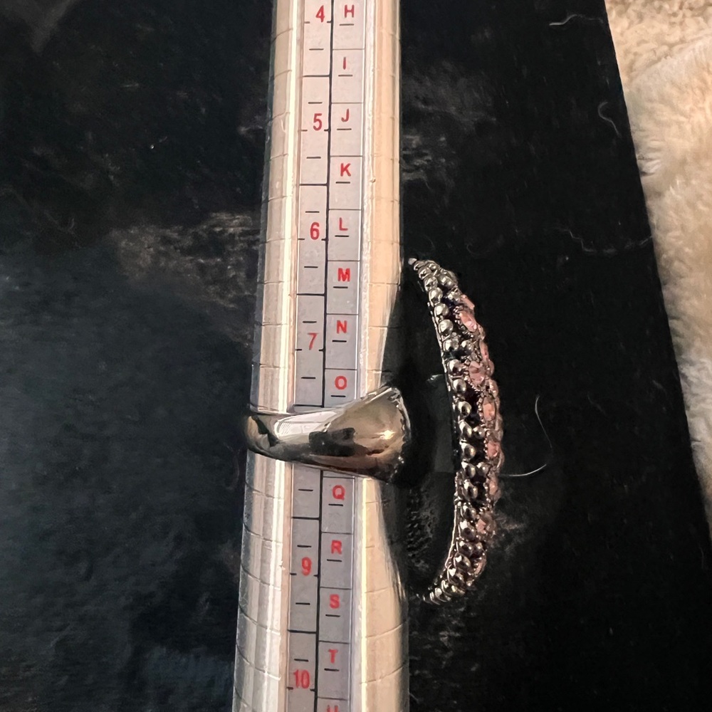 Pink Rhinestone Statement Ring - Picture 5 of 5